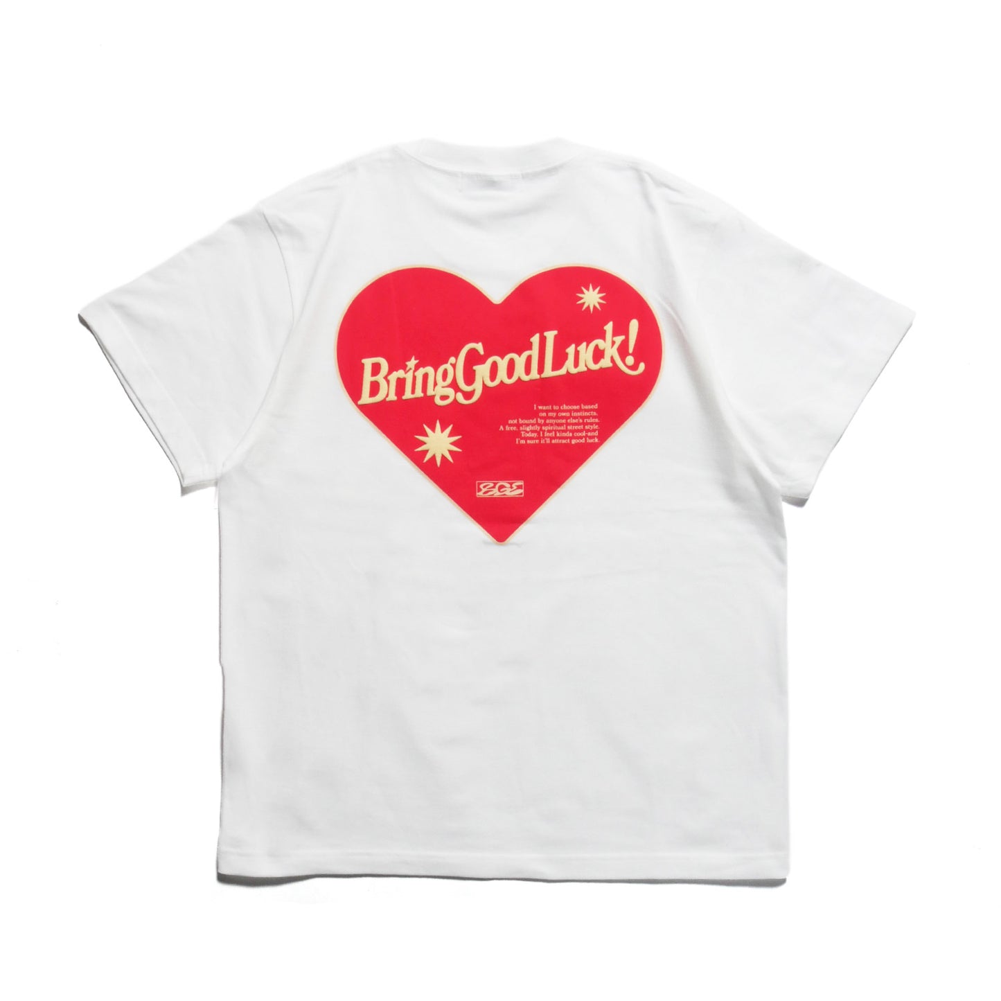 RETRO HEART TEE -WHITE-