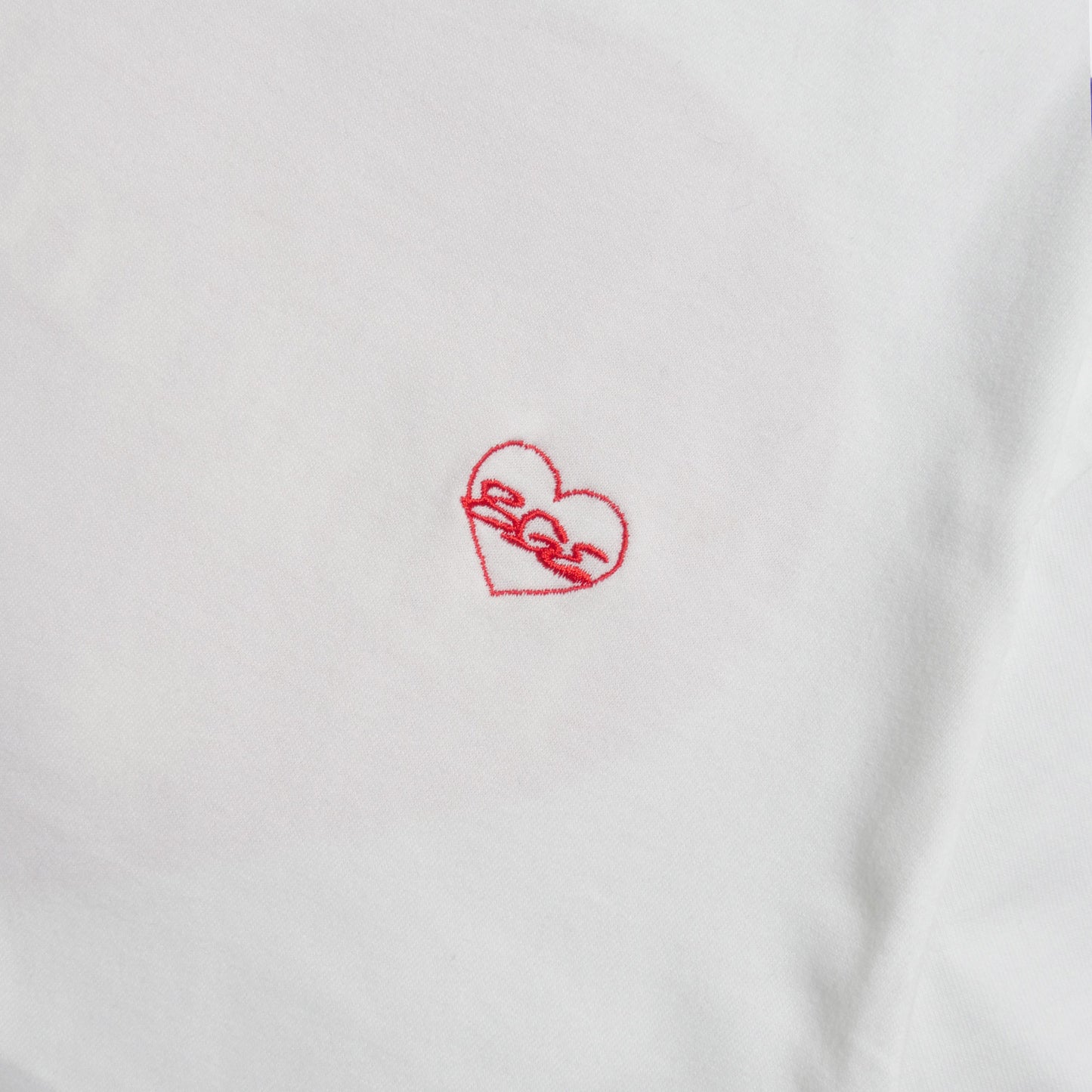 RETRO HEART TEE -WHITE-