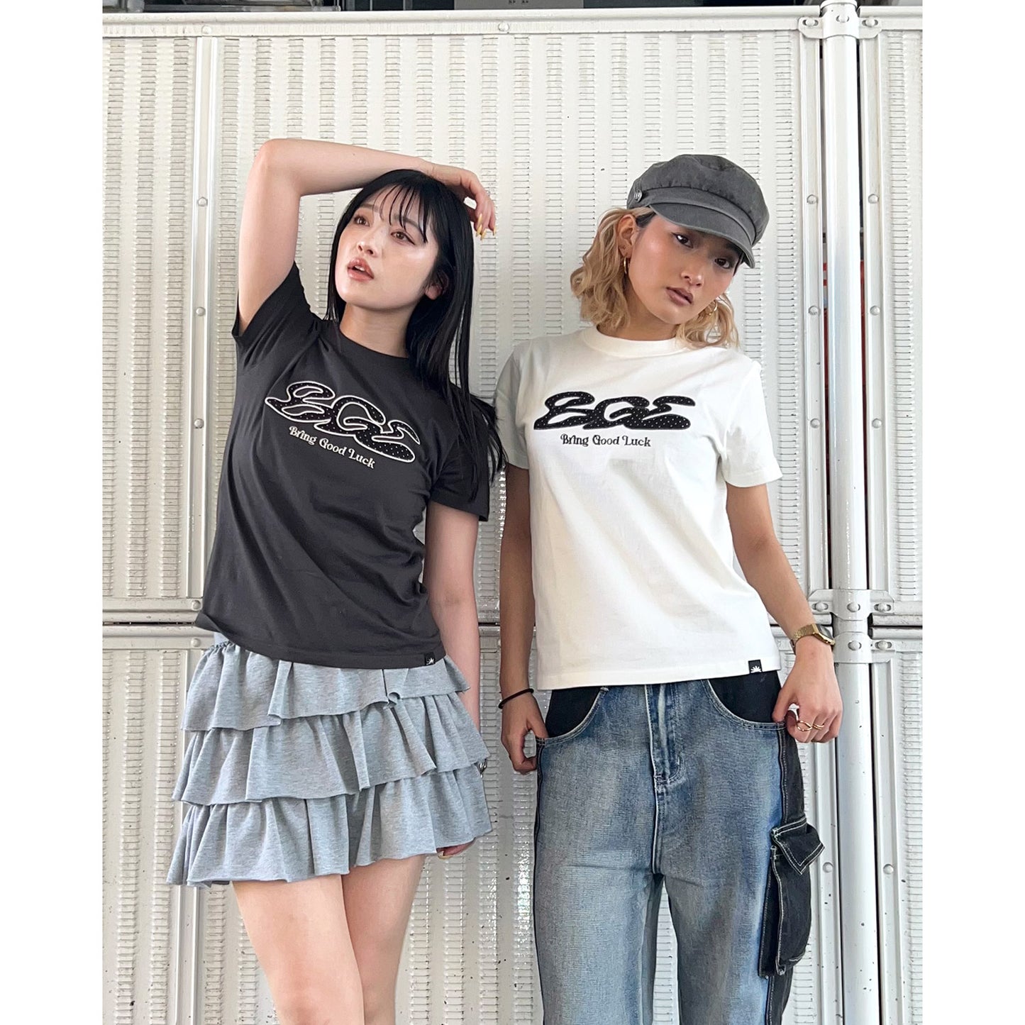 DOT LOGO TEE -BLACK-