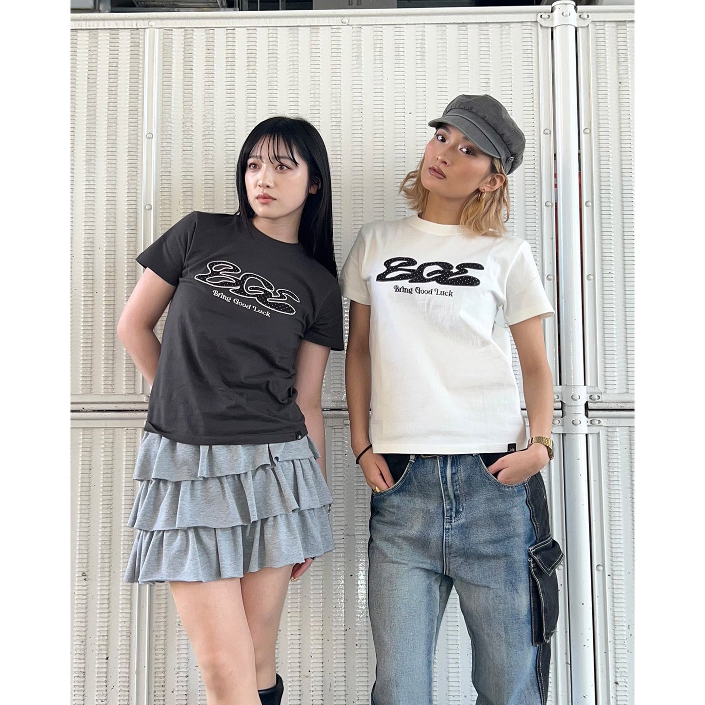 DOT LOGO TEE -BLACK-