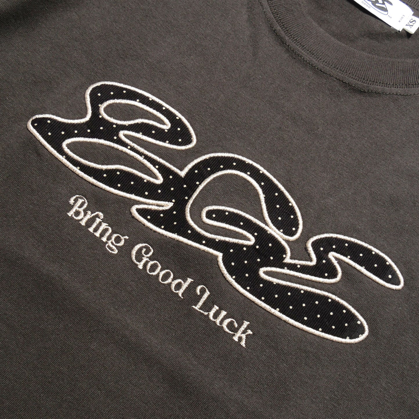 DOT LOGO TEE -BLACK-