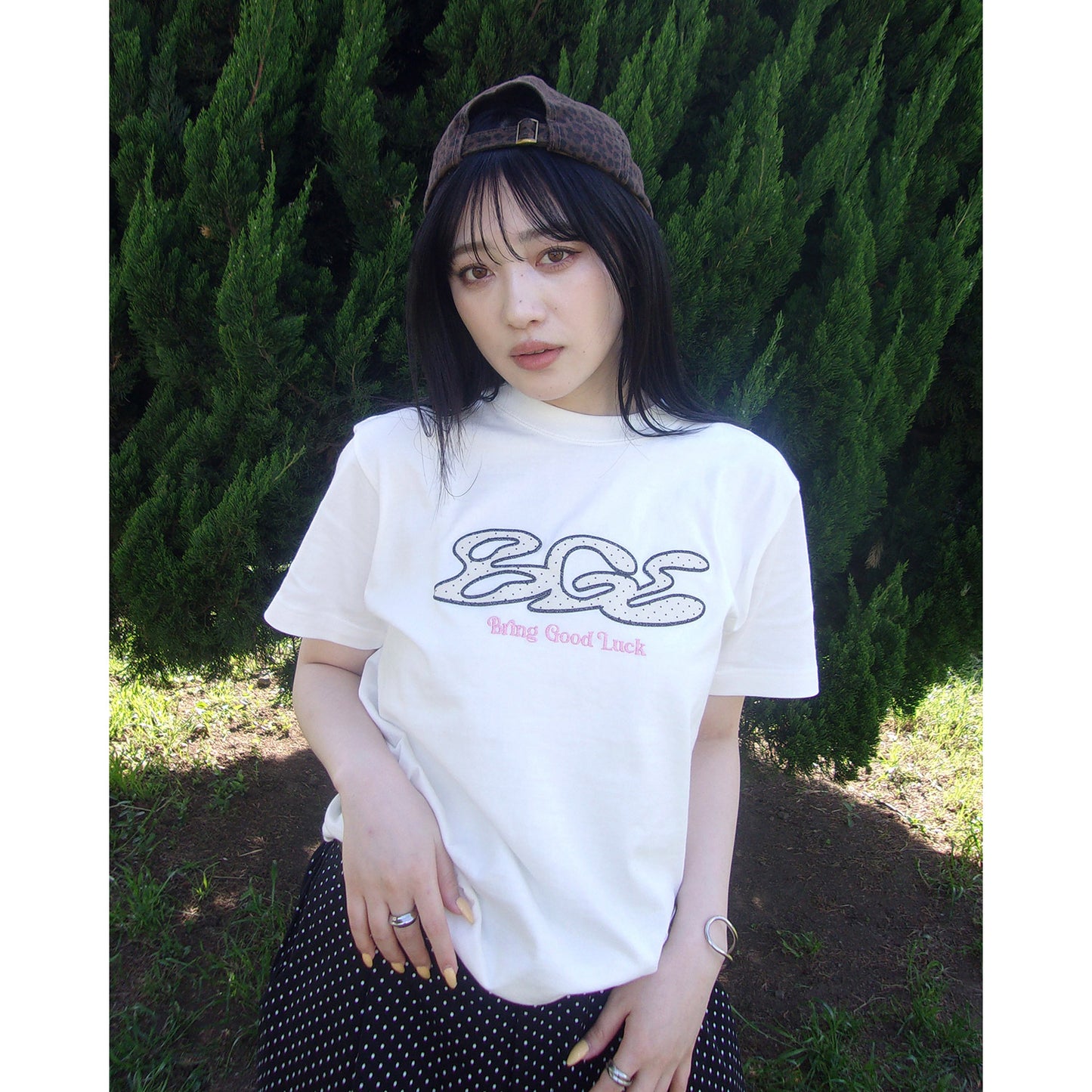 DOT LOGO TEE -WHITE 2-