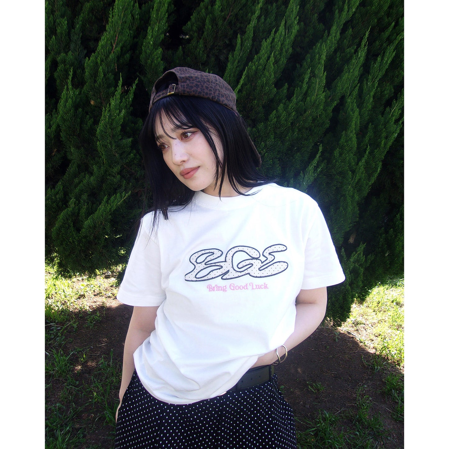 DOT LOGO TEE -WHITE 2-