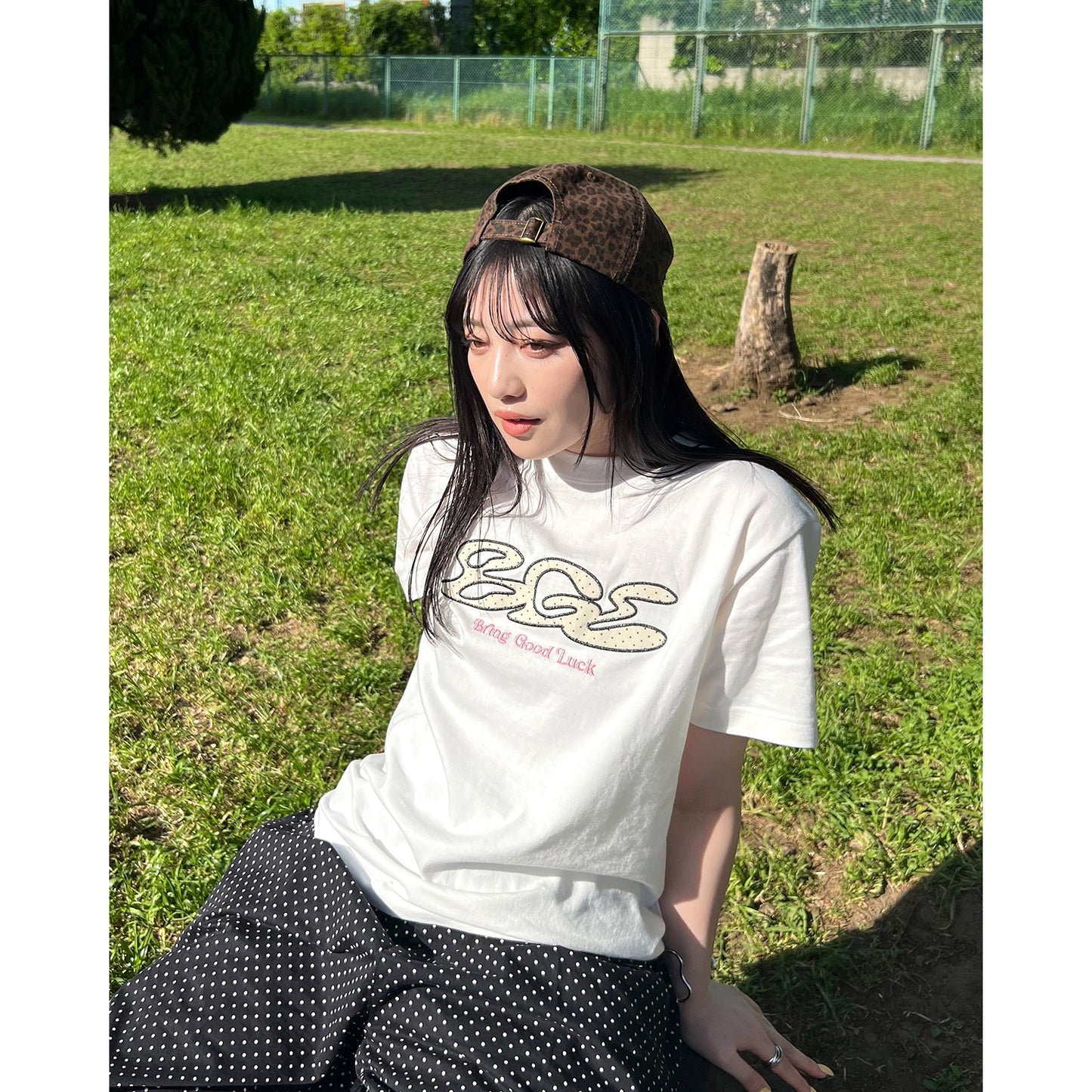 DOT LOGO TEE -WHITE 2-