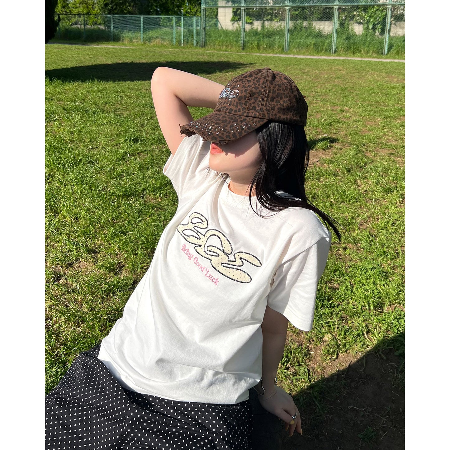 DOT LOGO TEE -WHITE 2-
