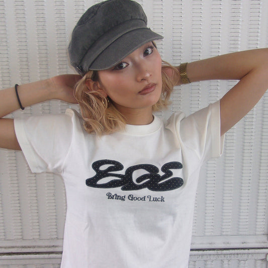 DOT LOGO TEE -WHITE-