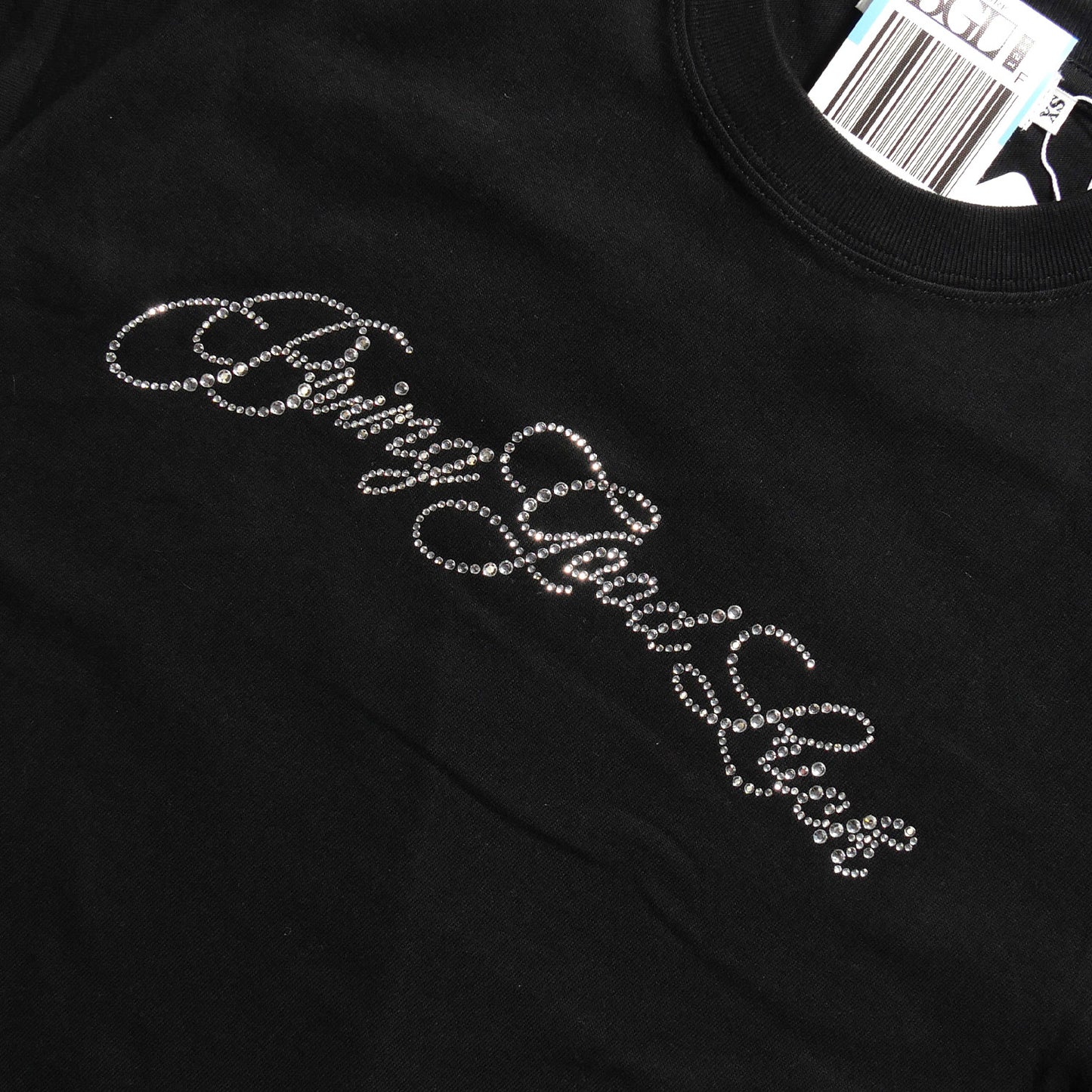 SCRIPT LOGO TEE -BLACK-
