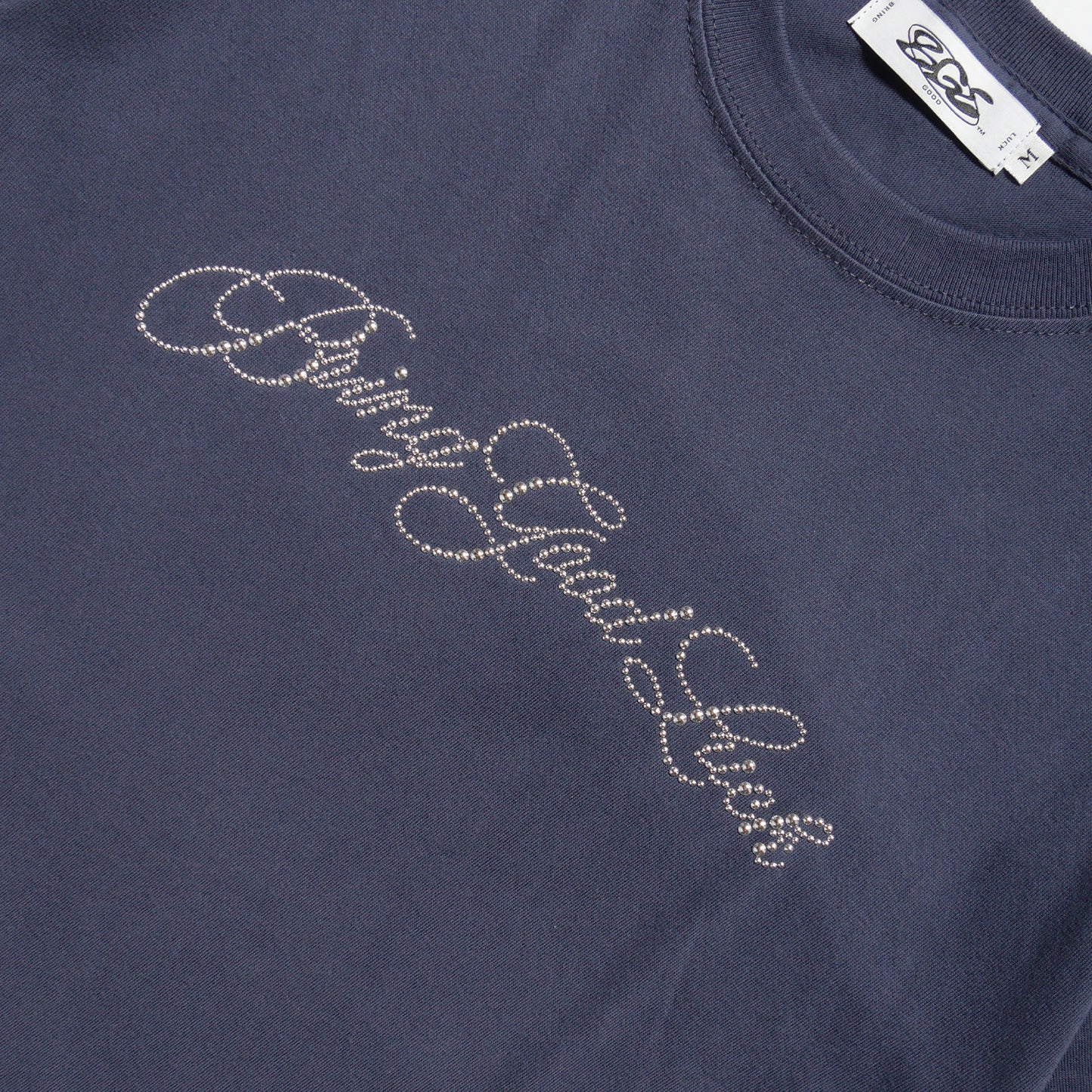 SCRIPT LOGO TEE -DARK PURPLE-
