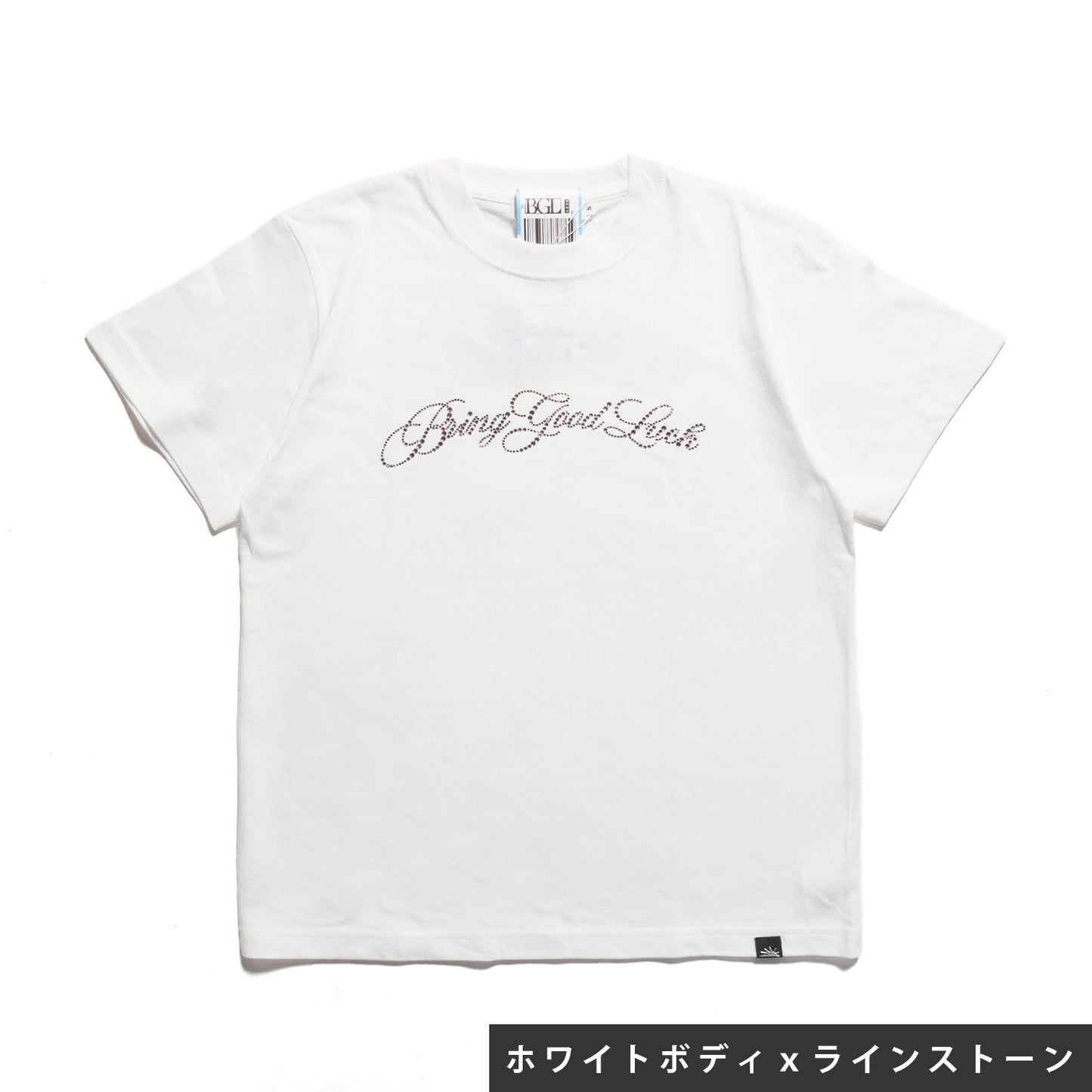 SCRIPT LOGO TEE -WHITE-