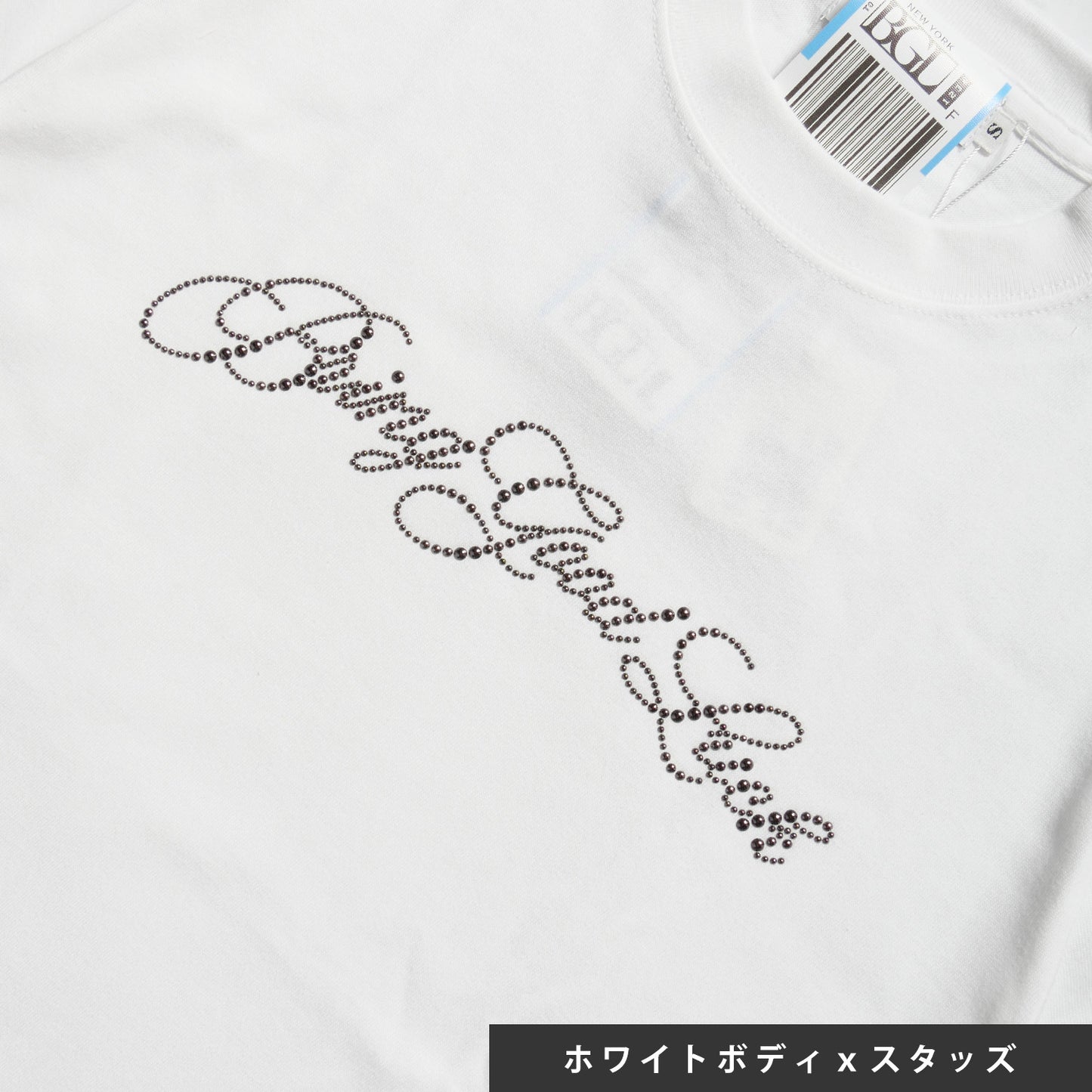 SCRIPT LOGO TEE -WHITE 2-