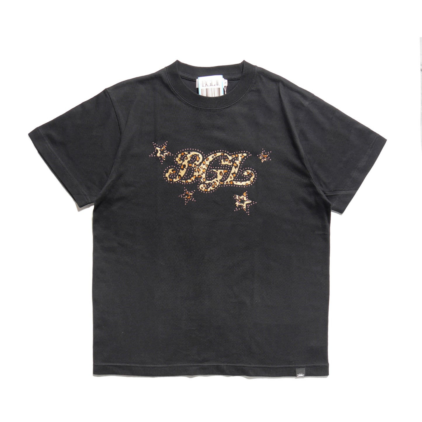 STAR LOGO TEE -BLACK-