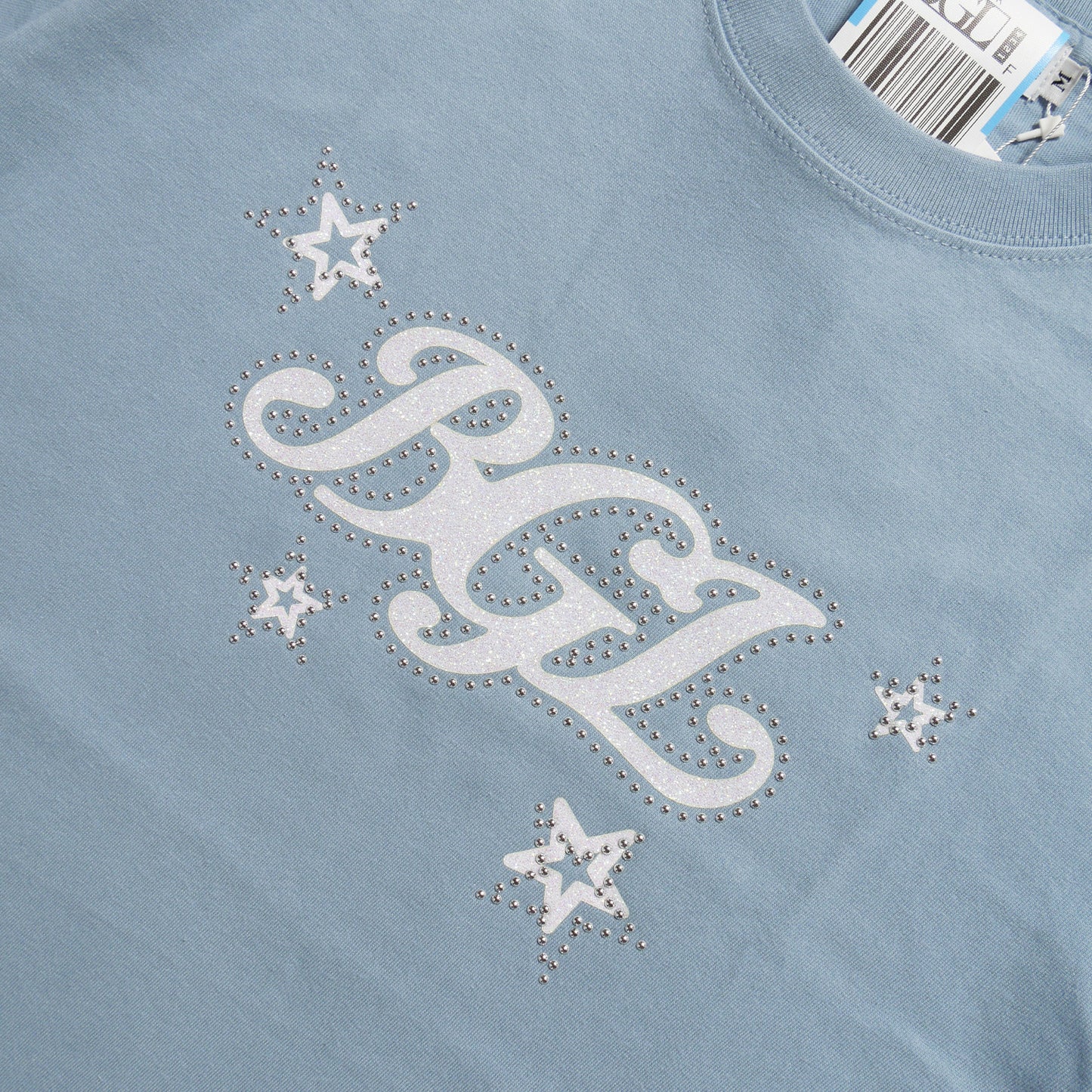 STAR LOGO TEE -BLUE-