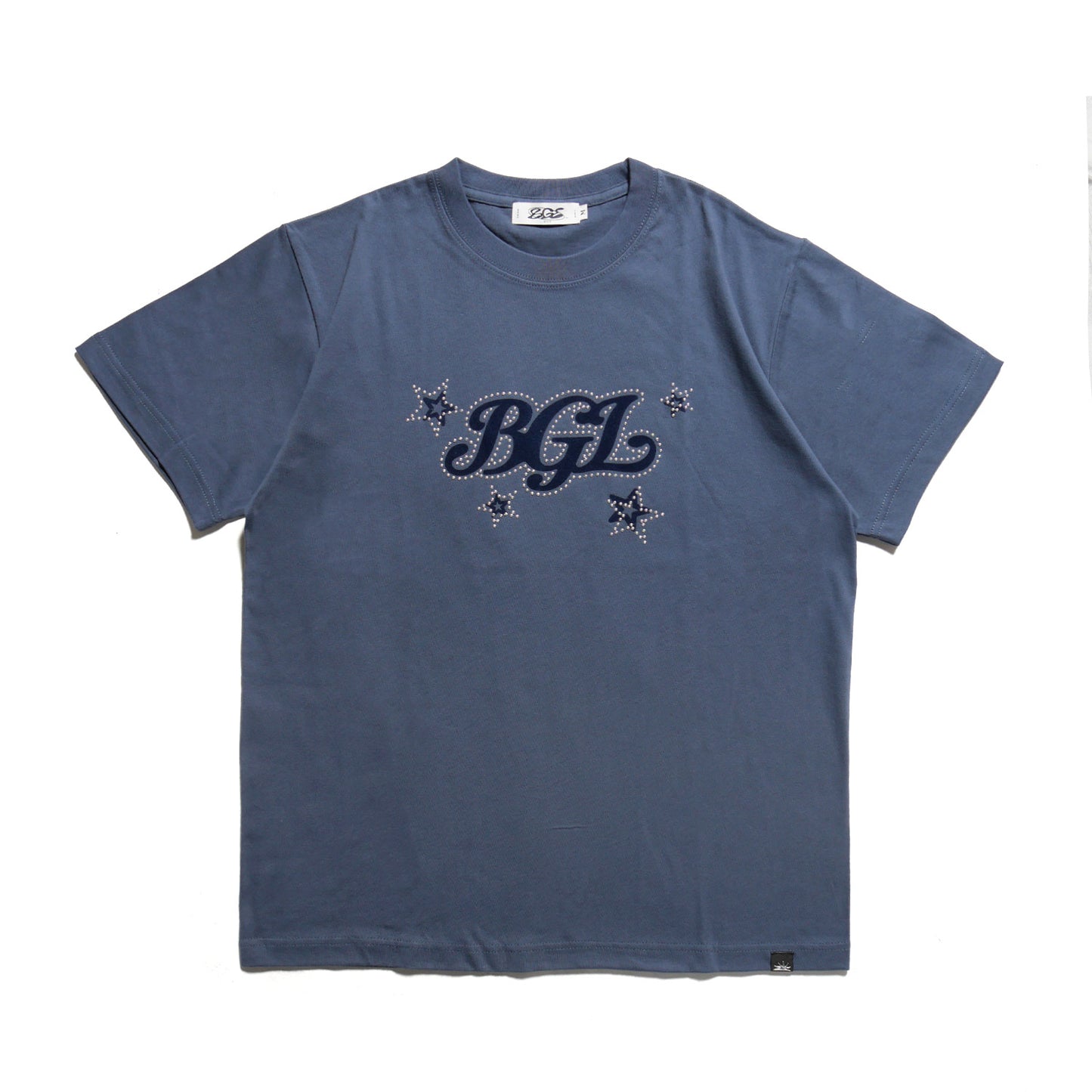 STAR LOGO TEE -NAVY-