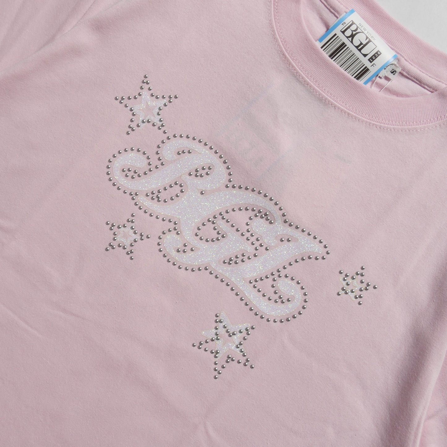 STAR LOGO TEE -PINK-