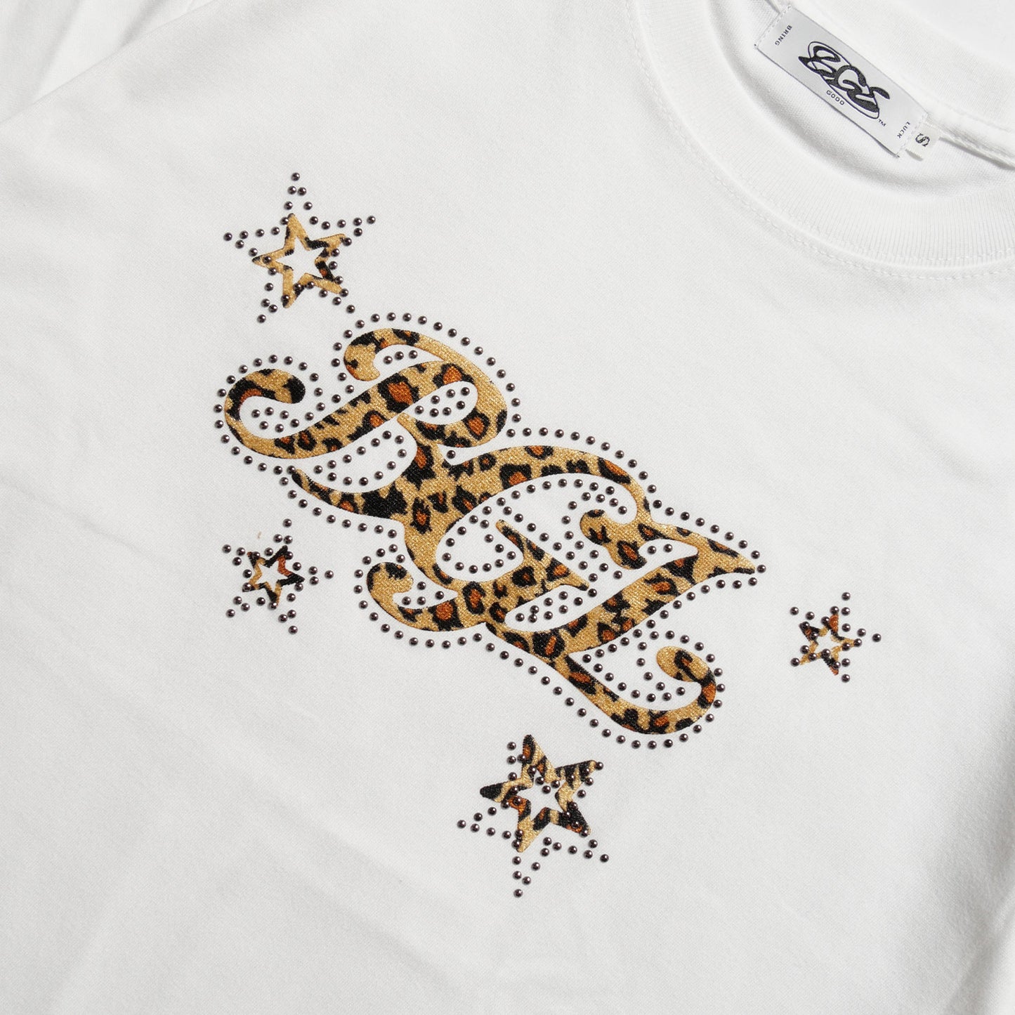 STAR LOGO TEE -WHITE-