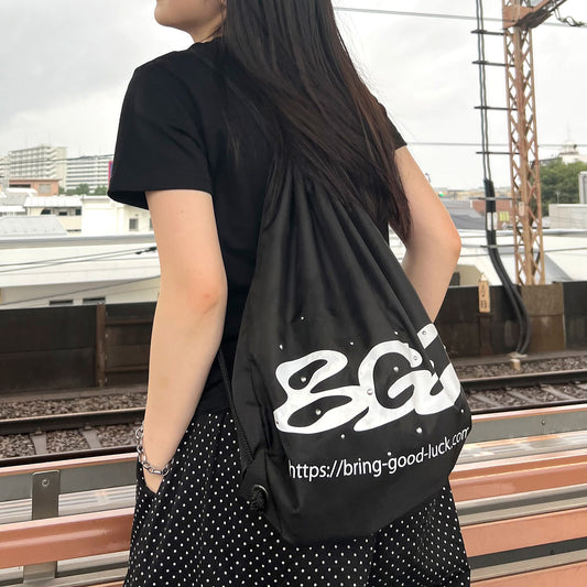 LOGO KNAPSACK -BLACK-