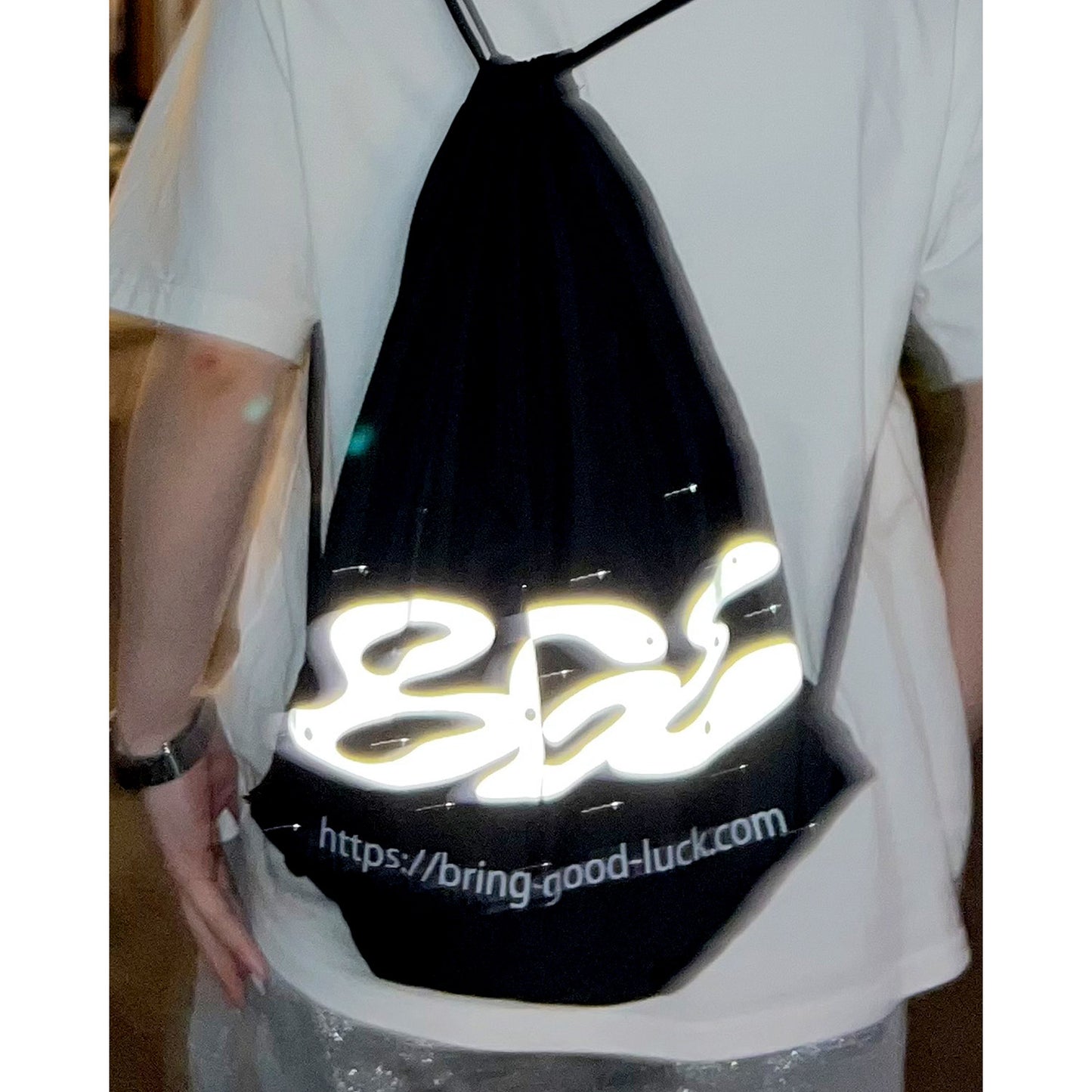 LOGO KNAPSACK -BLACK-